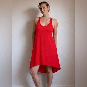 J. Crew Hi Low Swingy Tank Dress Medium Minimalist Racerback
